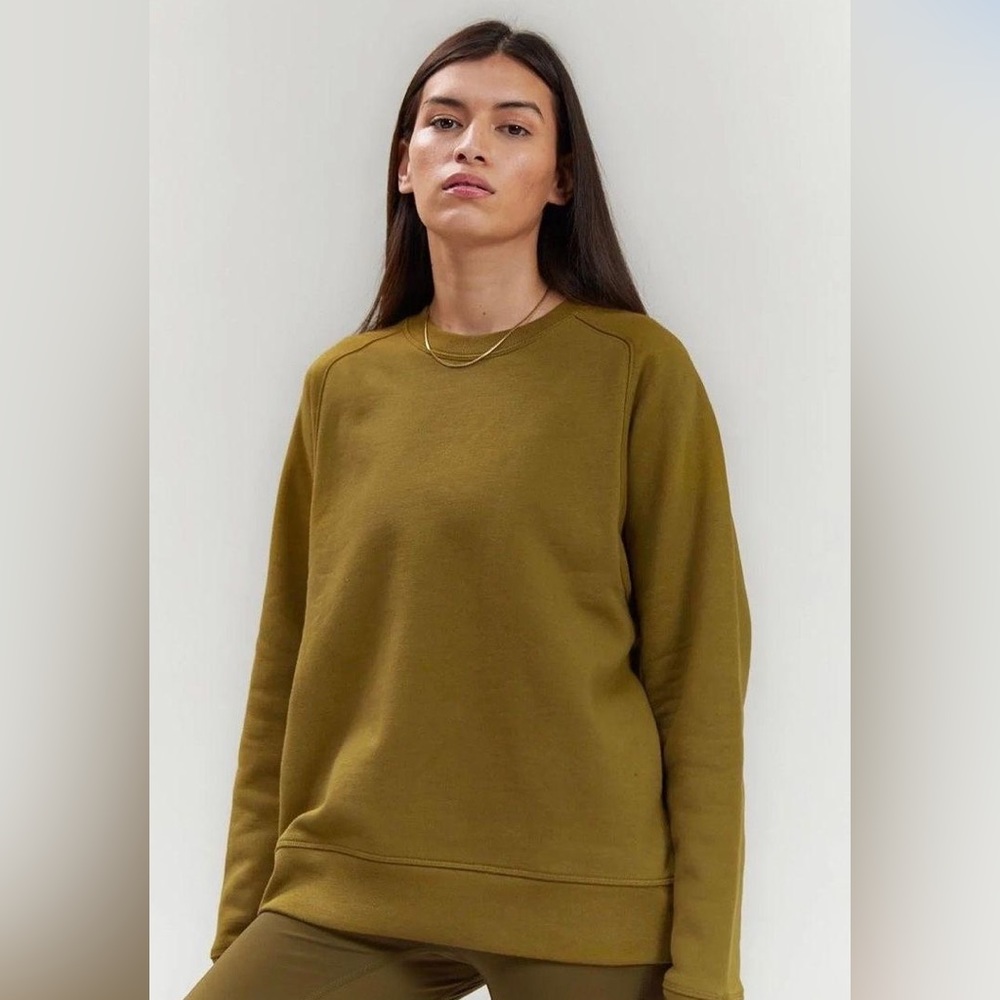 Girlfriend Collective Sweatshirt - Size 8, color: Thorn - Picture 5 of 6
